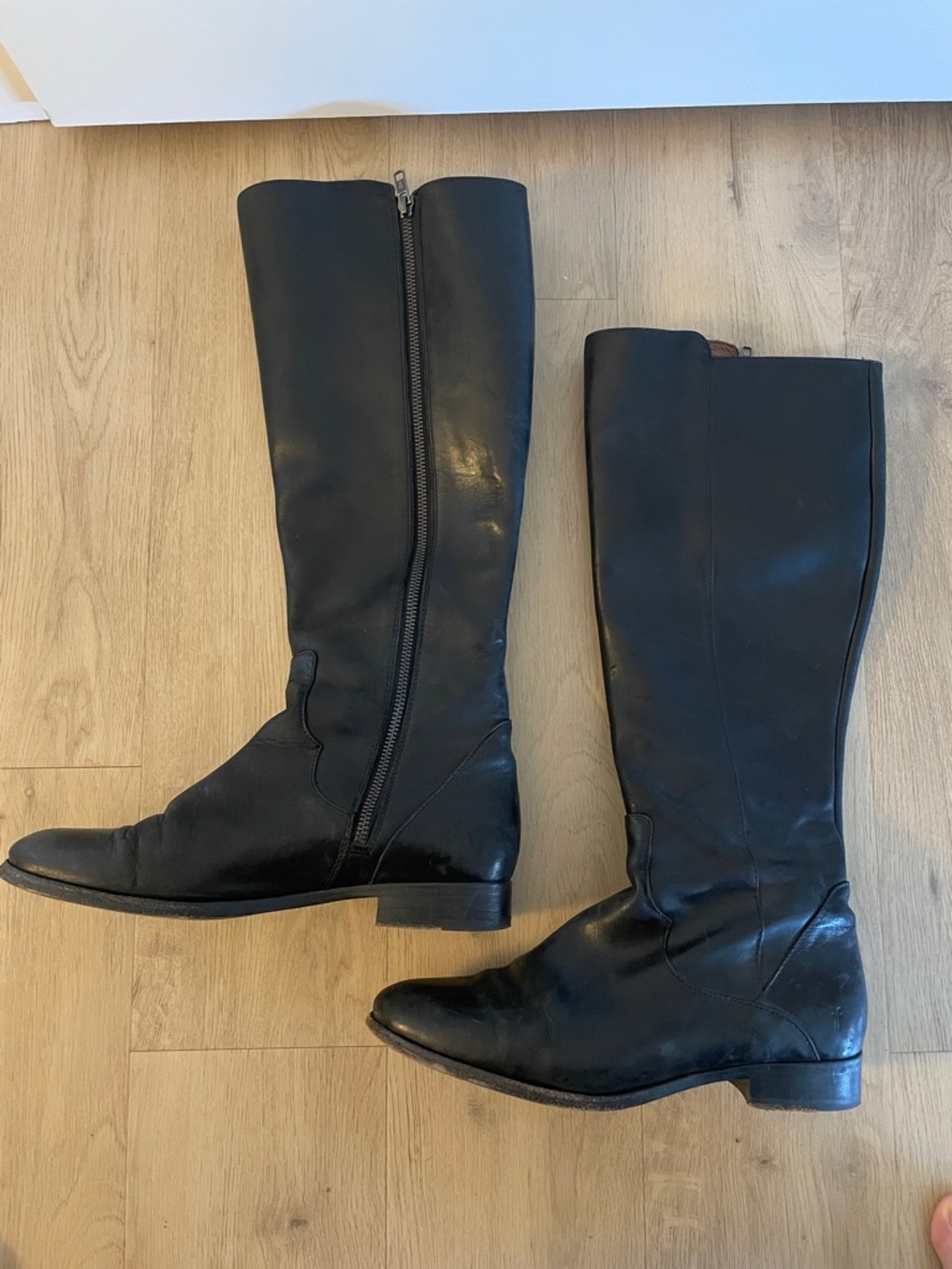 Frye Black Dorado Boots Size 10
